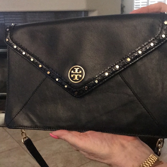 Tory birch envelope style shoulder bag - Picture 4 of 5